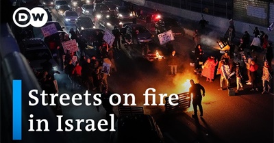 Israeli Police Clash with Angry Anti-Netanyahu Protesters | DW News