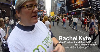 Rachel Kyte at the People's Climate March