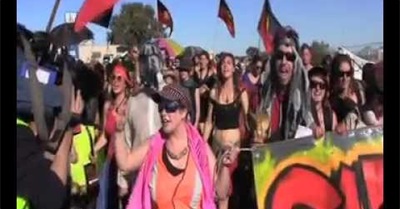 Dirty Deeds by BHP Billiton Corp. at Lizards Revenge Protest Uranium Mining Festival