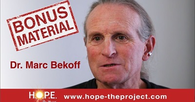 Animal behaviourist Dr. Marc Bekoff talks about the complex emotional lives of animals and his hope for a future without slaughterhouses