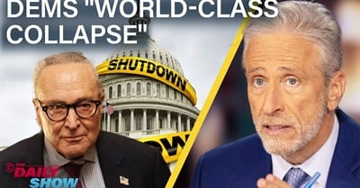 Jon Stewart "Can't F**king Believe" Democrats Caved on the Shutdown | The Daily Show