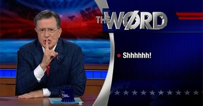 The Word: Shhhhhh! | Stephen Colbert