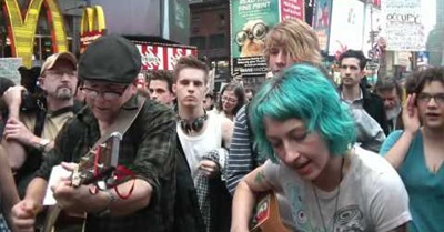 Occupy Wall Street Times Sq. May 15, 2012.