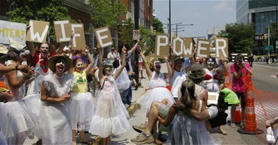 White Supremacists Get Trolled by Clown Protesters