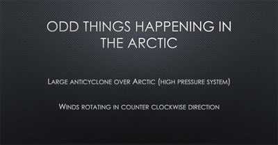 17Th July 2016 - Strange High Pressure System in the Arctic.