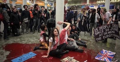 Why I Glued Myself to a Ticket Barrier and Shut Down the Eurostar