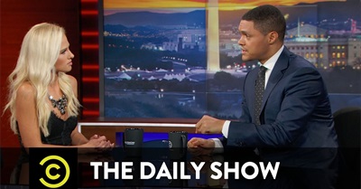 The Daily Show's Trevor Noah Talks With Conservative Host Tomi Lahren
