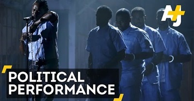 Kendrick Lamar Raps About Travyon Martin at the Grammys