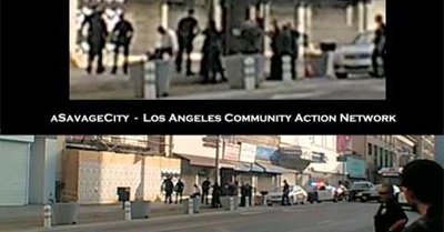 LAPD Tasers Man in Wheelchair - New Footage - New angle