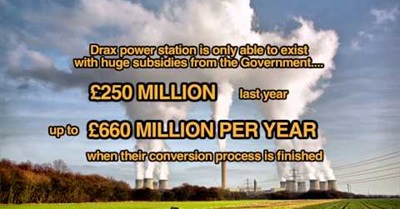 Britain's Biggest Carbon Emitter: Coal and Wood Burning Drax Power Station