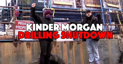 KINDER MORGAN DRILLING SHUTDOWN