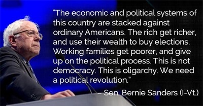 Sanders’ Jaw-Dropping Call for Revolution
