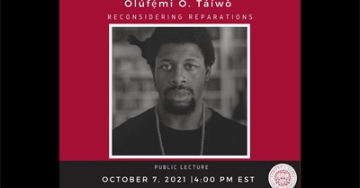 Reconsidering Reparations | Olufemi O. Taiwo