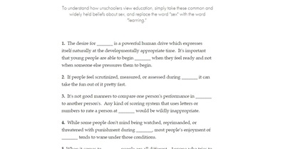 This 2-Part Primer Will Help You Think Like an Unschooler