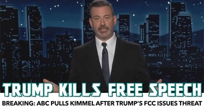 BREAKING: Kimmel Pulled Off-Air After Trump FCC Threat
