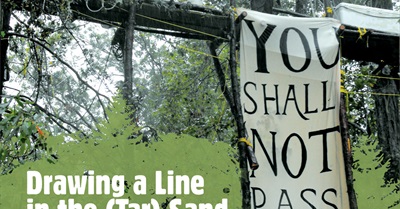 Drawing a Line in the (Tar) Sand: Protests in Texas delay the Keystone pipeline while opposition to it grows