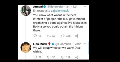 ‘We Will Coup Whoever We Want[for Lithium]’: Elon Musk and the Overthrow of Democracy in Bolivia