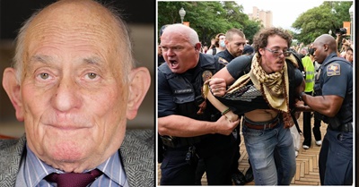 Holocaust Survivor's POWERFUL Message to Gaza Protesters
