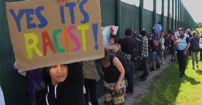 'Shut down Yarl's Wood': Protesters Rally against Bedford Detention Centre