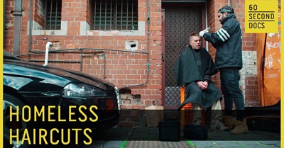 The Streets Barber - Giving Haircuts to the Homeless